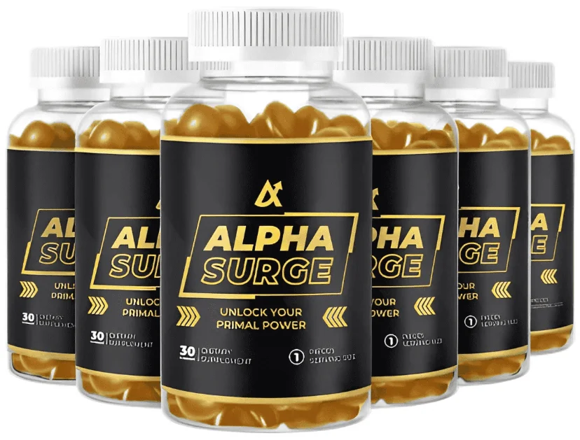 Alpha Surge™ 6-bottle best value supply package — maximum results, free US shipping